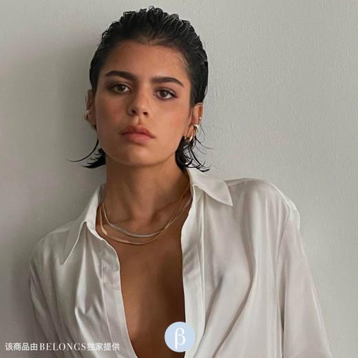 北京仓｜Lili Claspe-Medium Reggie-中号 金色 蛇骨链 项链［美国设计师］ 商品图5