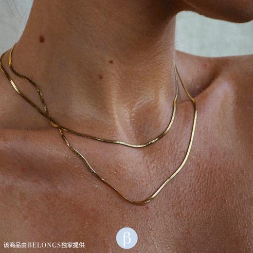 北京仓｜Lili Claspe-Small Reggie-小号 金色 蛇骨链 项链［美国设计师］ 商品图3