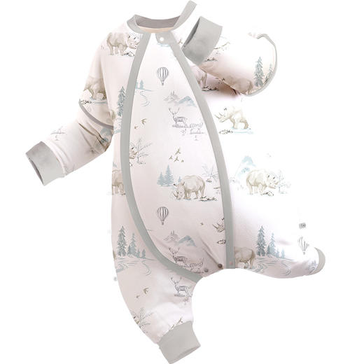 【秒杀价 99元】ibaby×outlast太空科技恒温秋冬针织（不夹棉）分腿双层睡袋 商品图4