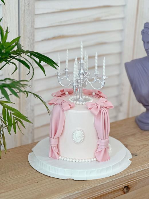 复古巴洛克 · 奶油霜蛋糕（加高款） 商品图1