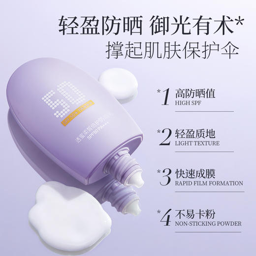【蜜家特惠】透蜜 柔皙倍护防晒乳30g 国家防晒特证SPF50PA+++ 高防晒值清爽质地快速成膜 商品图1