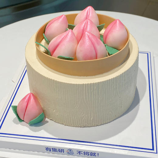 蒸笼立体寿桃蛋糕（蛋糕需提前1天下单，不接急单）【页面往下拉，有尺寸和口味选择】 商品图0
