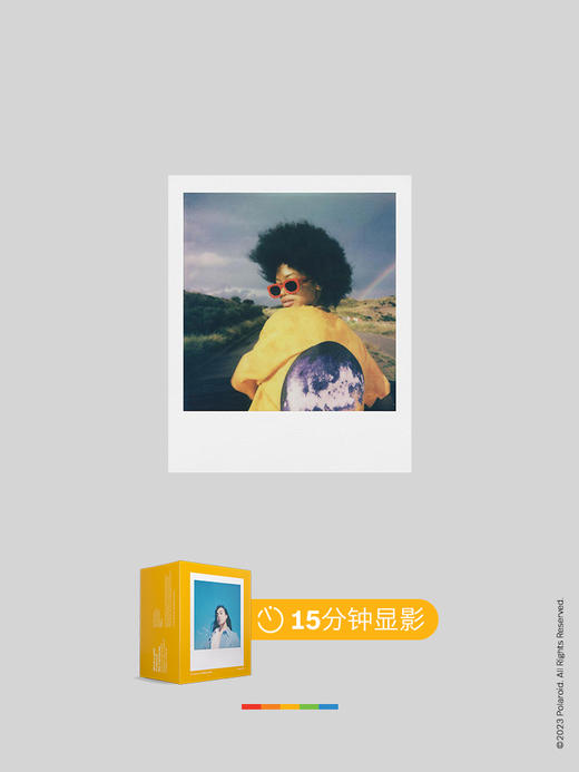 Polaroid/宝丽来 拍立得相纸 GO 16张 彩色【仅限PolaroidGo相机可用】 商品图4