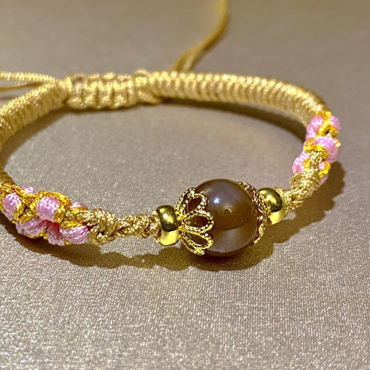 和田玉（糖玉）9-10mm玉珠（圆珠）手串/手环 商品图5