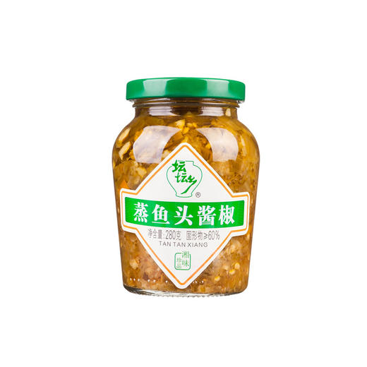 坛坛乡蒸鱼头酱椒280g/瓶调味酱料开味泡椒拌饭拌面辣椒酱 商品图1