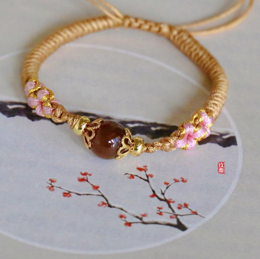 和田玉（糖玉）9-10mm玉珠（圆珠）手串/手环 商品图3