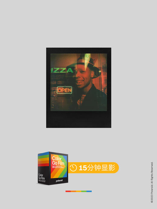 Polaroid/宝丽来 拍立得相纸 GO 16张 黑框【仅限PolaroidGo相机可用】 商品图4