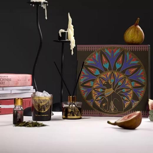 大英博物馆盖亚·安德森猫系列 二十四节气之【小雪】无火香薰蜡烛香氛晶石散香器礼盒 商品图3