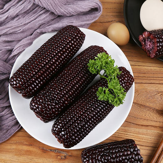 【玉米界的“黑珍珠” 】2025年新茬山西忻州黑糯玉米 约220g/根 软糯香甜 独立包装 黑玉米农产品 常温避光保存 冷藏（0℃-4℃）更佳 商品图2