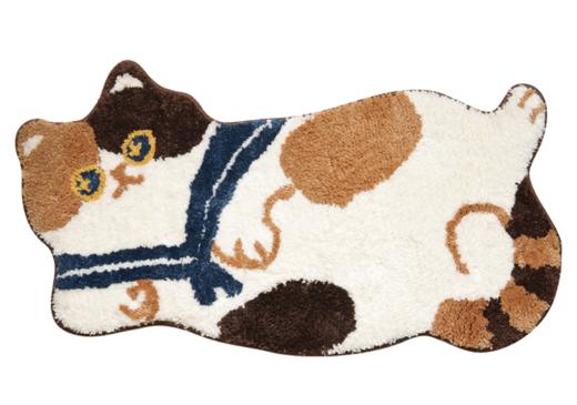 妙吉mewji丨猫咪植绒地毯 商品图2