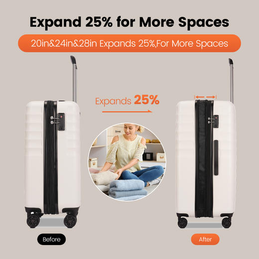 银座外销热卖扩容款9399系列拉链箱 商品图8