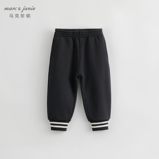马克珍妮秋装男女童超舒棉撞色休闲运动裤231887 商品图2