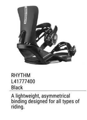 25/27SALOMON固定器RHYTHM黑