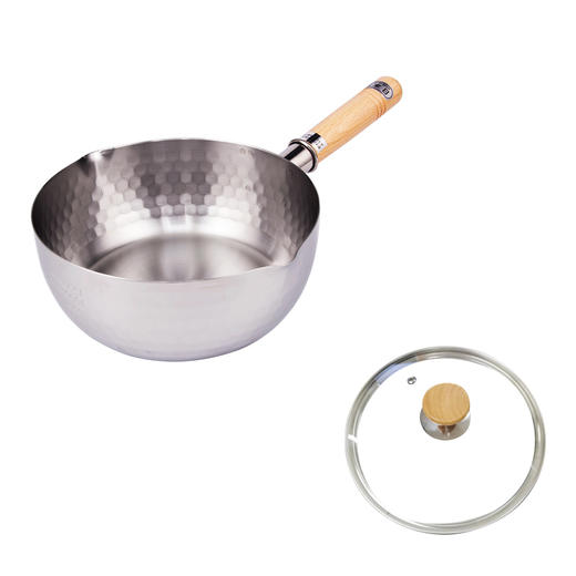 日本原装进口吉川不锈钢雪平锅日式家用煮面锅小奶锅汤锅电磁炉燃气通用 商品图9