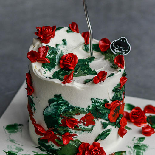 废墟玫瑰奶油蛋糕 商品图1