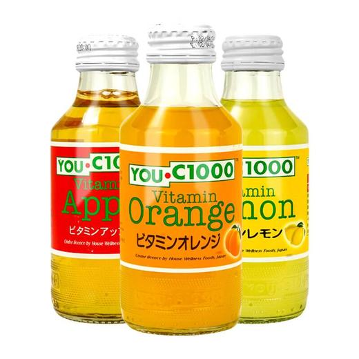 YOU C1000碳酸饮料140ml（柠檬/苹果/橙味） 商品图1