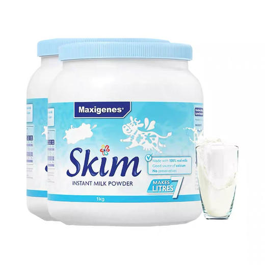 美可卓脱脂牛奶粉1kg 商品图3