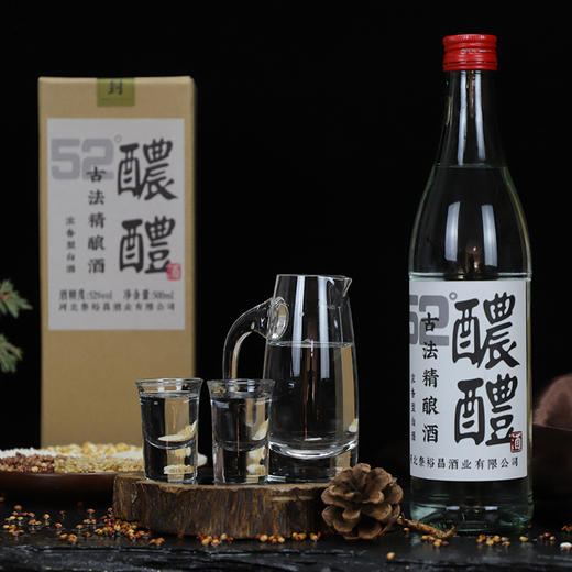 [醲醴白标]52度礼盒装-青小乐-浓香型白酒-500ml 商品图1