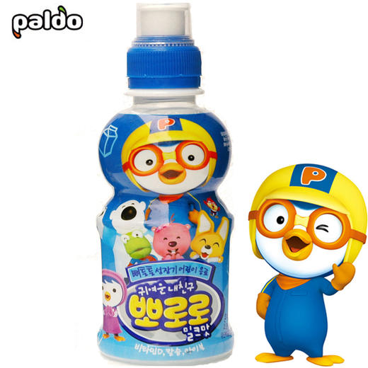 啵乐乐饮料牛奶味235ml 商品图1