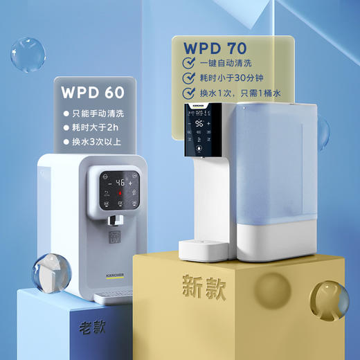 KARCHER 德国卡赫家用直饮净饮一体机WPD-70【杜邦陶氏RO反渗透膜  9级精滤+全时鲜活+原废分离】 商品图4