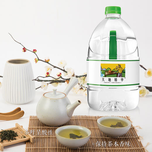 天地精华 天然淡泉水 专用泡茶水水卡 4.5L*4桶*12箱 地下深层天然矿泉 低钠弱碱性水 72小时发货 商品图0