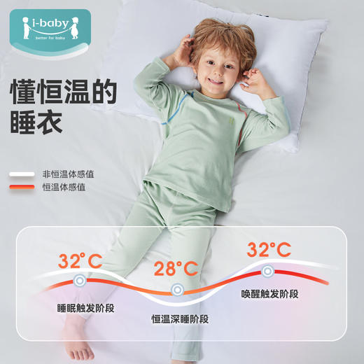 【秒杀】【90-100码】ibaby×outlast太空科技恒温暖晴针织长袖套装90-120码 商品图1