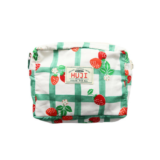 HUJI祤集Motley收纳包插画樱桃草莓 商品图6