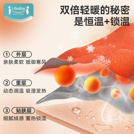 【秒杀】【90-100码】ibaby×outlast太空科技恒温暖晴针织长袖套装90-120码 商品图2