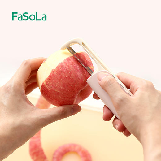 FaSoLa 多功能水果刀家用二合一削皮刀刮皮器便携切水果刀去皮神器 商品图6