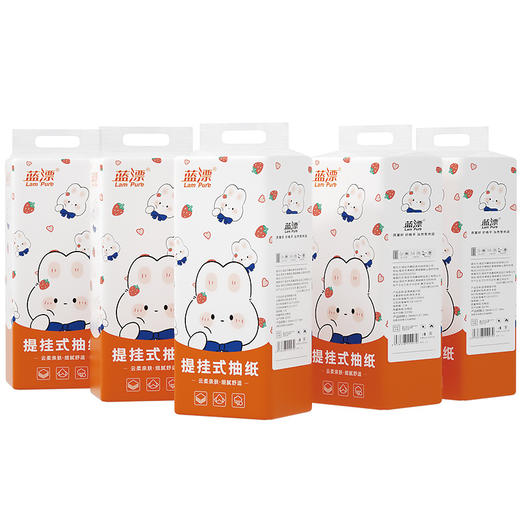 「9.9元包邮！挂式抽纸」蓝漂家用大包悬挂式抽纸 居家日用厕纸抽取式厕所卫生纸家庭装清洁工具 商品图4