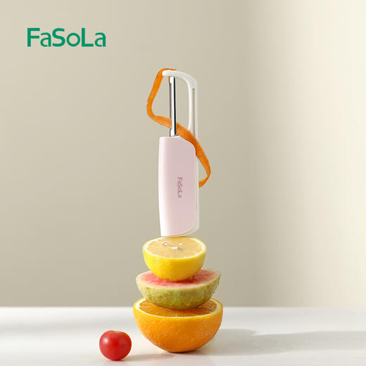 FaSoLa 多功能水果刀家用二合一削皮刀刮皮器便携切水果刀去皮神器 商品图9