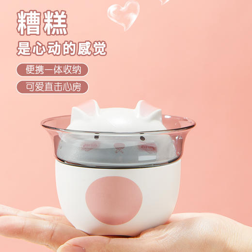 B-YL-4003 幸运兔粉白一壶三杯 商品图2