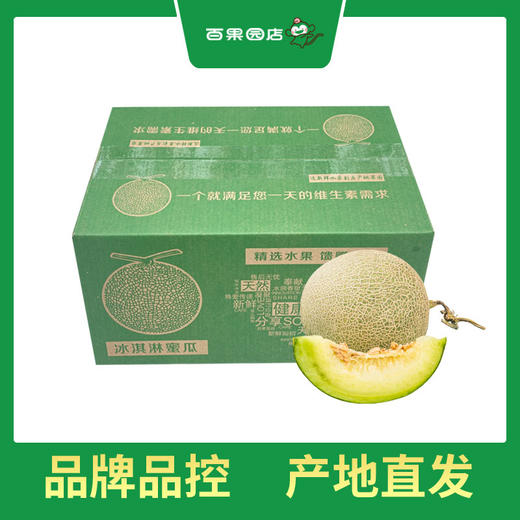 百果园 玫珑蜜瓜2粒普通装（单果重≥900g，净重4-4.5斤） 商品图9