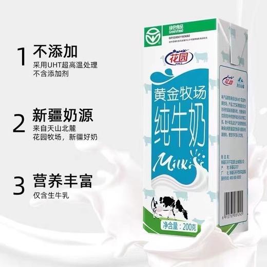 新疆花园黄金牧场纯牛奶🥛浓郁的奶香味 商品图1