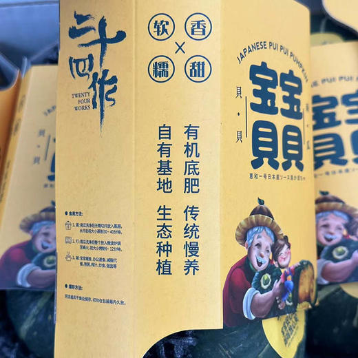 二十四作惠和一号「贝贝南瓜」中大瓜1粒 约380~430g 商品图10