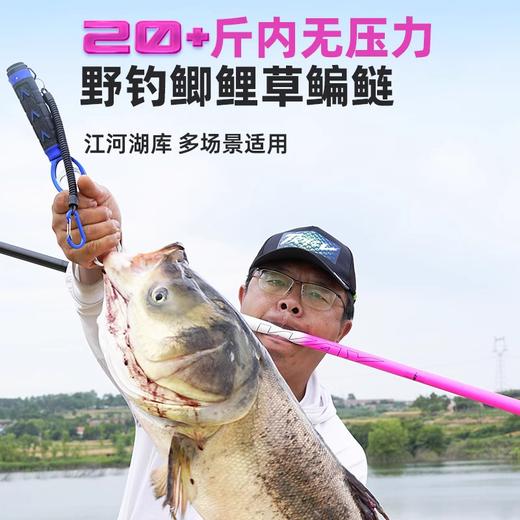 创威鱼竿WAY+钓鱼竿手杆超轻超硬台钓竿轻量野钓鲫鱼黑坑综合手竿 商品图2