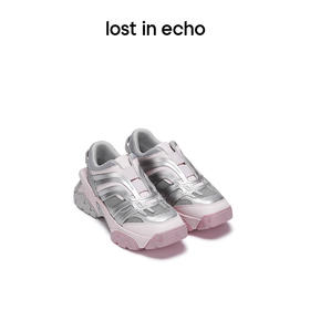 [福利价]lost in echo新品流线拼色厚底老爹鞋运动鞋翘头跑鞋网面休闲鞋女