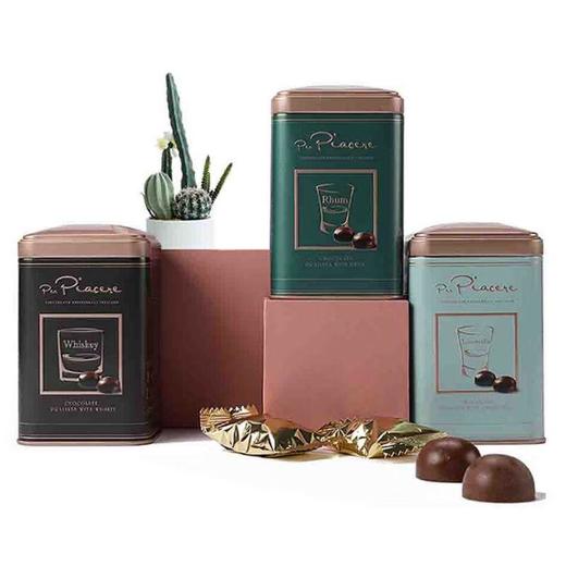 卡卡尼酒心巧克力礼盒95g（威士忌/白兰地/朗姆酒） 商品图0