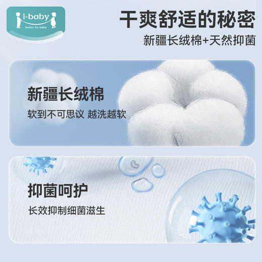 【限时159元】ibaby×outlast太空科技恒温6-12月婴儿髋腿发育深睡针织夹棉U型睡袋80码 商品图3