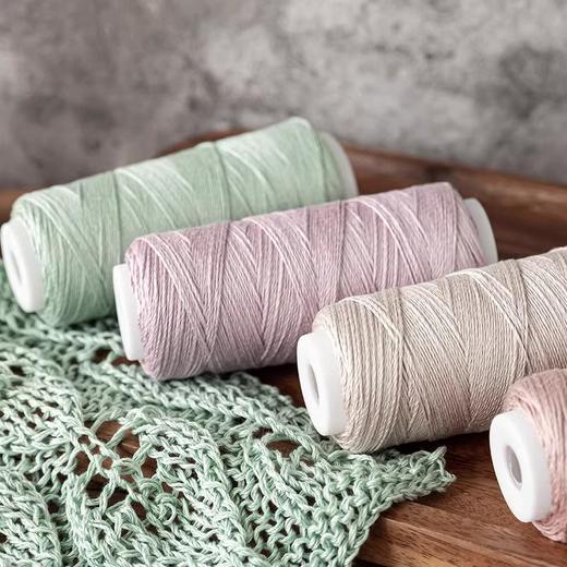 苏苏姐家莫兰迪本真天丝真丝线手工diy编织钩针棒针材料包毛线团 商品图3