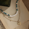 Retro Chic 意大利复古创意饰品  希腊浪花叠戴项链 商品缩略图1