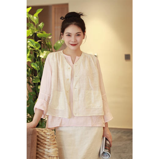 【抖音专属】马甲（23704331-凝脂） 商品图0