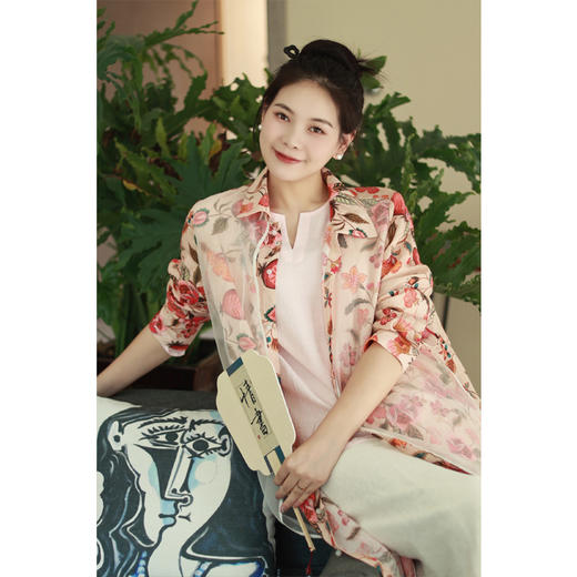 【线上专属】飘纱衬衫连衣裙（23707315-缙云） 商品图0