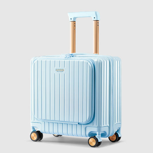 银座GINZA TRAVEL 17寸优雅商务登机短途旅行前开盖拉链箱9890LP系列 商品图0