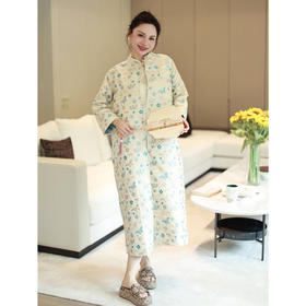 【抖音专属】中式衬衫连衣裙（宋锦-23807466弗肯红）