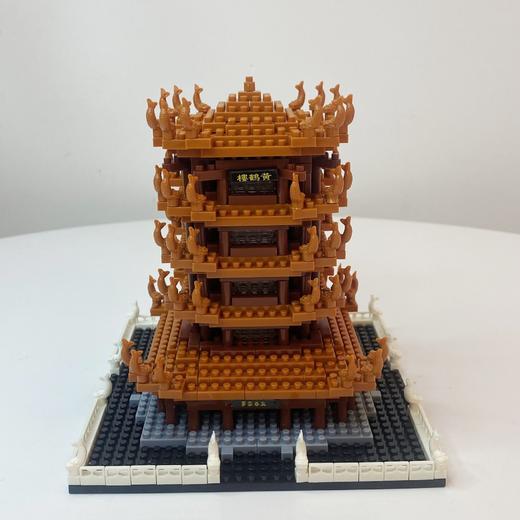 【中国名建筑积木玩具】广寒宫黄鹤楼天安门万里长城苏州园林立体积木儿童玩具 商品图0