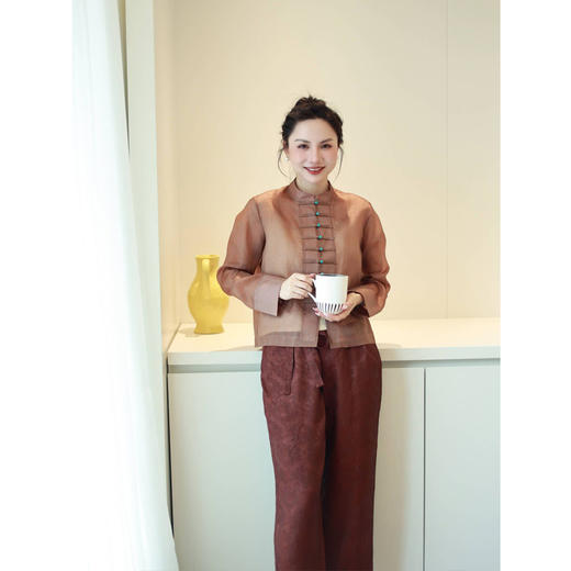 【抖音专属】直筒裤（23709349椒褐） 商品图2