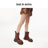 [福利价]lost in echo设计师品牌美拉德厚底增高显瘦宽筒靴子碎石底短靴女 商品缩略图3