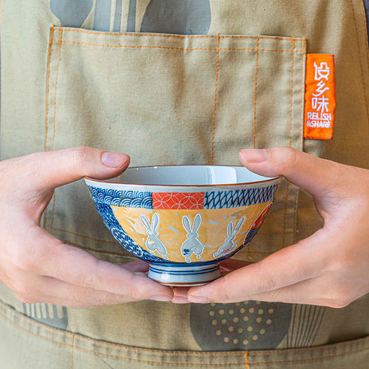日本进口美浓烧陶瓷饭碗散件餐具任选 商品图4