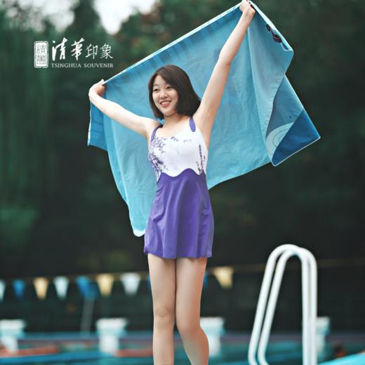 清华文创女士连体裙式泳衣 商品图2